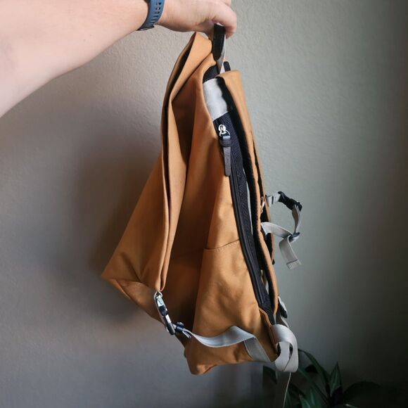 Harvest Label Tourer Backpack CORDURA® Golden Mustard Fold Top Bag Outdoors - Picture 9 of 9